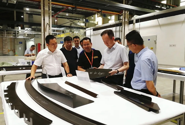 登封市市长杨金军携市政府长三角考察团到访安泰复材