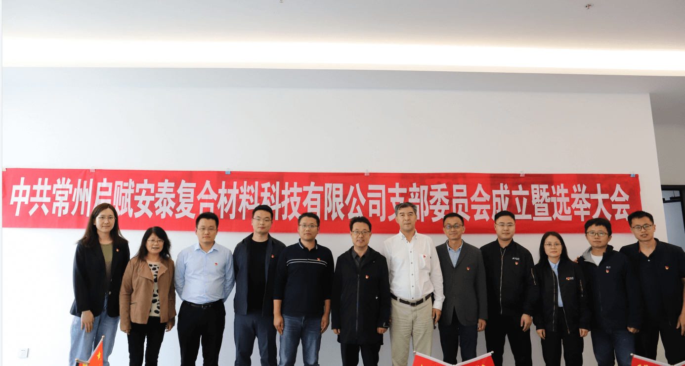 筑强堡垒促发展|中共常州启赋安泰复合材料科技有限公司支部委员会成立暨选举大会